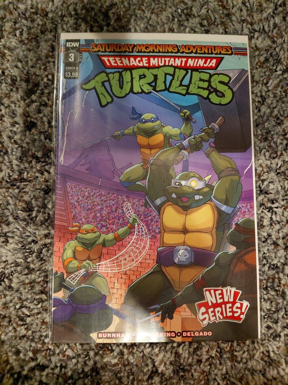 Teenage Mutant Ninja Turtles Saturday Morning Adventures #3 B IDW 2023 VF/NM